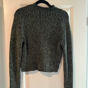 Worn once lululemon sweater. Cotton-cashmere blend mock neck sweater.